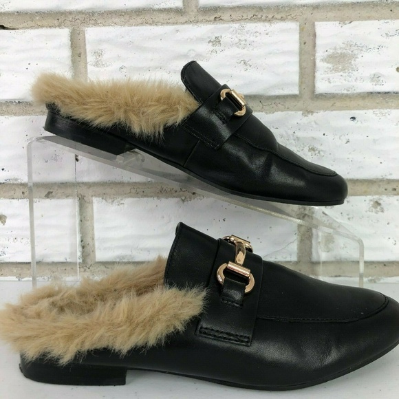 steve madden fur lined mules